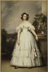 Porträt von Prinzessin Clémentine von Orléans (1817-1907)